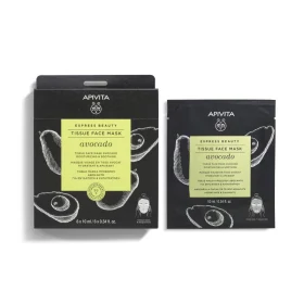 Apivita Express Beauty Tissue Μάσκα Προσώπου για Ενυδάτωση & Καταπράϋνση με Αβοκάντο 10ml