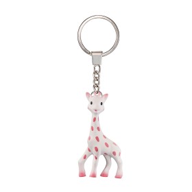 Sophie La Giraffe Key Holder Μπρελόκ Καμηλοπάρδαλη Rose 1 Τεμάχιο