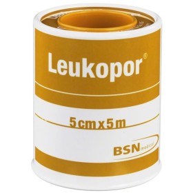 Leukopor Αυτοκόλλητη Υποαλλεργική Επιδεσμική Ταινία 5cmx5m 1 Τεμάχιο Leukopor Αυτοκόλλητη Υποαλλεργική Επιδεσμική Ταινία 5cmx5m 1 Τεμάχιο