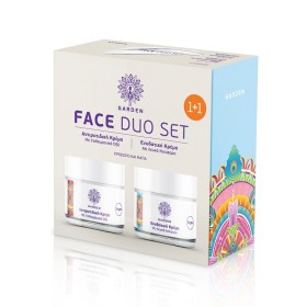 Garden Promo Antiwrinkle Cream & Moisturizing Σετ Περιποίησης Προσώπου Αντιγήρανση & Ενυδάτωση 2x50ml