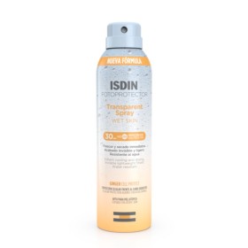ISDIN Fotoprotector Transparent Wet Skin Αδιάβροχη Αντηλιακή Λοσιόν για το Σώμα SPF30 σε Spray 250ml