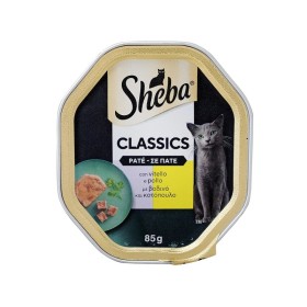 Sheba Classics Υγρή Τροφή σε Πατέ για Γάτες με Βοδινό & Κοτόπουλο 85g