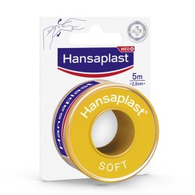 Hansaplast Αυτοκόλλητη Επιδεσμική Ταινία Soft Υποαλλεργική 2,5cm X 5m Hansaplast Αυτοκόλλητη Επιδεσμική Ταινία Soft Υποαλλεργική 2,5cm X 5m