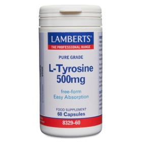 LAMBERTS L-Tyrosine 500mg  Συμπλήρωμα Υποστήριξης του Εγκεφάλου  κατά του Άγχους 60 Κάψουλες