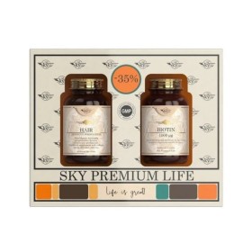 Sky Premium Promo Hair για την Υγεία των Μαλλιών 60 Ταμπλέτες & Biotin 1000mg 60 Κάψουλες Sky Premium Promo Hair για την Υγεία των Μαλλιών 60 Ταμπλέτες & Biotin 1000mg 60 Κάψουλες