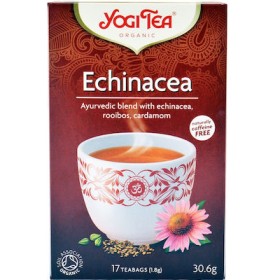 YOGI TEA Echinacea Βιολογικό Τσάι για Ισχυρό Ανοσοποιητικό 17 Φακελάκια 30.6g