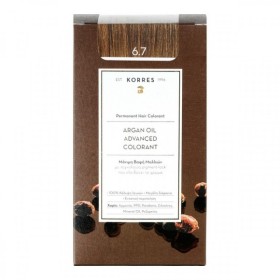 Korres Βαφή Argan Oil Advanced Colorant 6.7 Κακάο 50ml