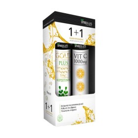 Inoplus Promo Gold Plus για Ενίσχυση του Ανοσοποιητικού 20 Αναβράζοντα Δισκία & Vitamin C 1000mg 20 Αναβράζοντα Δισκία Inoplus Promo Gold Plus για Ενίσχυση του Ανοσοποιητικού 20 Αναβράζοντα Δισκία & Vitamin C 1000mg 20 Αναβράζοντα Δισκία