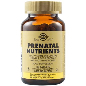 SOLGAR Prenatal Nutrients Πολυβιταμίνη 120 Ταμπλέτες
