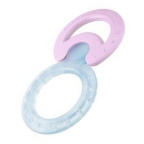 NUK Teething Ring Set Cool 3m+ Pink 1 Piece [10.256.225]
