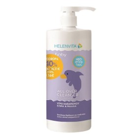 HELENVITA Baby All Over Cleanser Καθαριστικό για Σώμα & Μαλλιά με Άρωμα Talc 1lt