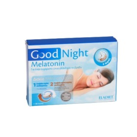 ELADIET Good Night Melatonin 30 Δισκία