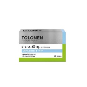 TRI TOLONEN E-EPA 500mg & Vitamin D 12.5μg 60 Capsules