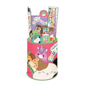 Gim Σετ Γραφικής Ύλης με Μολυβοθήκη Squishmallows 7 Τεμάχια
