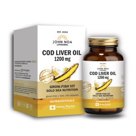 JOHN NOA Liposomal Cod Liver Oil 1200mg Λιποσωμιακό 40 Κάψουλες