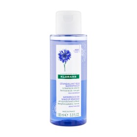 Klorane Cornflower Waterproof Eye Make-up Remover Διφασικό Υγρό Καθαρισμού Ντεμακιγιάζ 100ml