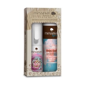 Messinian Spa Promo Hair & Body Mist Creme de Cassis & Sweet Vanilla 90ml & Αφρόλουτρο Creamy Cloud 300ml