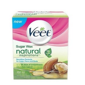 Veet Sugar Wax Natural - Hot Hair Removal Wax 250ml