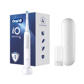 ORAL B iO Series 4 Ηλεκτρική Επαναφορτιζόμενη Οδοντόβουρτσα Mε Bluetooth Σε Λευκό Χρώμα 1 Tεμάχιο