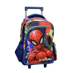 Gim Σχολική Τσάντα Τρόλεϊ Δημοτικού Spiderman Silver Eyes 1 Τεμάχιο