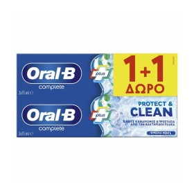ORAL-B Complete Plus Protect & Clean Οδοντόκρεμα 2x75ml 1+1 Δώρο