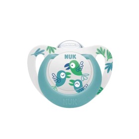 Nuk Star Πιπίλα Σιλικόνης 18-36 Mηνών Παπαγαλάκι Τιρκουάζ [10.739.760] 1 Τεμάχιο
