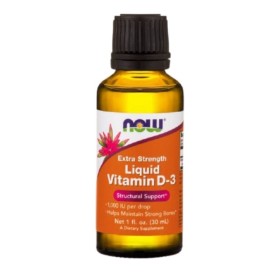 NOW Vitamin D-3 Liquid Βιταμίνη D3 σε Υγρή Μορφή 30ml