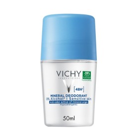 Vichy Deodorant Mineral 48h Roll On Αποσμητικό χωρίς Άλατα Αλουμινίου για Ευαίσθητα Δέρματα 50ml Vichy Deodorant Mineral 48h Roll On Αποσμητικό χωρίς Άλατα Αλουμινίου για Ευαίσθητα Δέρματα 50ml