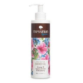 Messinian Spa Shower Gel Αφρόλουτρο Πορτοκάλι & Βανίλια Ορχιδέα & Μύρτιλο 300ml