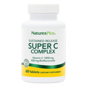 Natures Plus Super C Complex 1000mg Συμπλήρωμα με Βιταμίνη C 60 Ταμπλέτες