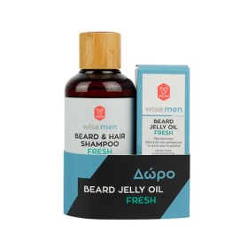 Wise Men Promo Beard & Hair Shampoo Fresh Σαμπουάν για Μαλλιά & Γένια 200ml & Beard Jelly Oil Fresh Λάδι για Μαλλιά & Γένια 30ml Wise Men Promo Beard & Hair Shampoo Fresh Σαμπουάν για Μαλλιά & Γένια 200ml & Beard Jelly Oil Fresh Λάδι για Μαλλιά & Γένια 30ml