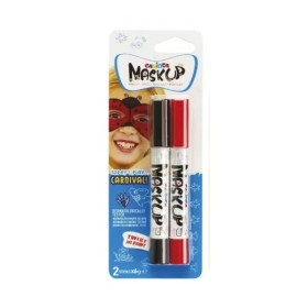 Τσαγκο Carioca Βαφές Προσώπου Mask Up Μαύρο-Κόκκινο 2 Τεμάχια