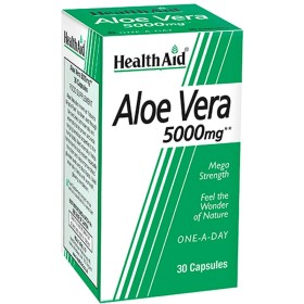 Health Aid Aloe Vera 5000mg Αποτοξινωτικό με Αλοή Βέρα για την Καλή Υγεία του Πεπτικού Συστήματος 30 Κάψουλες Health Aid Aloe Vera 5000mg Αποτοξινωτικό με Αλοή Βέρα για την Καλή Υγεία του Πεπτικού Συστήματος 30 Κάψουλες