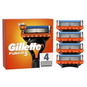 GILLETTE Fusion5 Ανταλλακτικές Κεφαλές Ξυριστικής Μηχανής 4 Τεμάχια