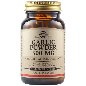 SOLGAR Garlic Powder 500mg 90 Φυτικές Κάψουλες