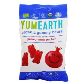 YUMEARTH Organic Fruit Bears Pomegranate Flavored Jellies 50g