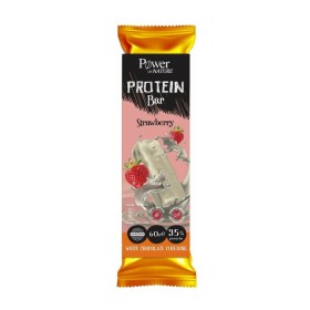 POWER OF NATURE Protein Bar Strawberry & White Chocolate Μπάρα με 35% Πρωτεΐνη 60g