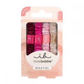 Invisibobble Beauties Kiss Me Softly Λαστιχάκια Μαλλιών 4 Τεμάχια