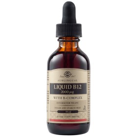 Solgar Liquid B12 2000μg With B-Complex 59ml Solgar Liquid B12 2000μg With B-Complex 59ml