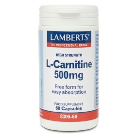 LAMBERTS L-Carnitine 500mg  Συμπλήρωμα Καρνιτίνης για το Καρδιαγγειακό Σύστημα 60 Κάψουλες