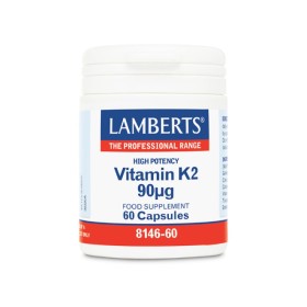 Lamberts Vitamin K2 90mg Συμπλήρωμα με Βιταμίνη Κ για Πήξη του Αίματος & Υγεία Οστών 60 Κάψουλες Lamberts Vitamin K2 90mg Συμπλήρωμα με Βιταμίνη Κ για Πήξη του Αίματος & Υγεία Οστών 60 Κάψουλες