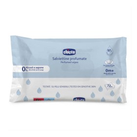 Chicco Perfumed Wipes Μωρομάντηλα χωρίς Οινόπνευμα & Σαπούνι 0m+ 72 Τεμάχια