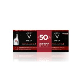 VICHY Promo Dercos Aminexil Clinical 5 Αμπούλες Μαλλιών κατά της Τριχόπτωσης για Άνδρες 24x6ml & Δώρο 12 Aμπούλες