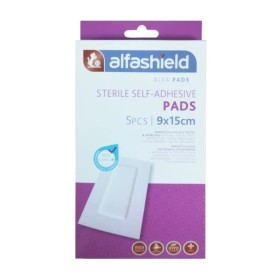 ALFASHIELD Sterile Adhesive Pads 9x15cm 5 Pieces