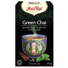 Yogi Tea Green Chai Βιολογικό Τσάι για Αναζωογόνηση 17 Φακελάκια 30.6g