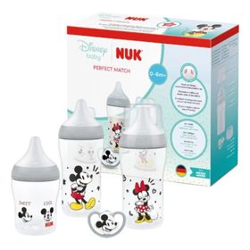 Nuk Promo Perfect Match Πλαστικά Μπιμπερό κατά των Κολικών Mickey Mouse 4 Τεμάχια
