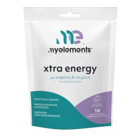 MY ELEMENTS Xtra Energy with Caffeine & Taurine για Ενέργεια & Τόνωση 10 Αναβράζοντα Δισκία