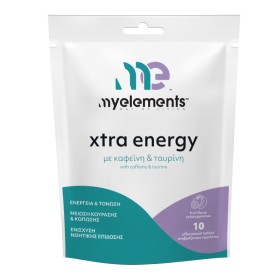 My Elements Xtra Energy With Caffeine & Taurine για Ενέργεια & Τόνωση 10 Αναβράζοντα Δισκία