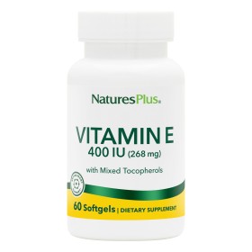 Natures Plus Vitamin E 400iu Συμπλήρωμα με Βιταμίνη Ε 60 Μαλακές Κάψουλες Natures Plus Vitamin E 400iu Συμπλήρωμα με Βιταμίνη Ε 60 Μαλακές Κάψουλες