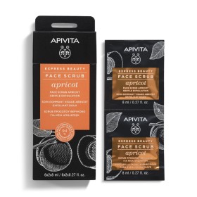 Apivita Express Beauty Scrub Προσώπου Βερίκοκο για Ήπια Απολέπιση 2x8ml Apivita Express Beauty Scrub Προσώπου Βερίκοκο για Ήπια Απολέπιση 2x8ml